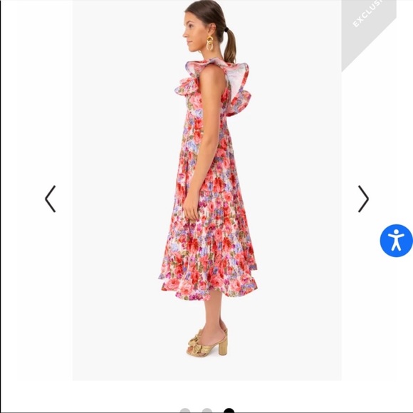 Tuckernuck Beulah Rita Floral Dress Sz Small (looks like Zimmerman) sold out - Picture 2 of 3